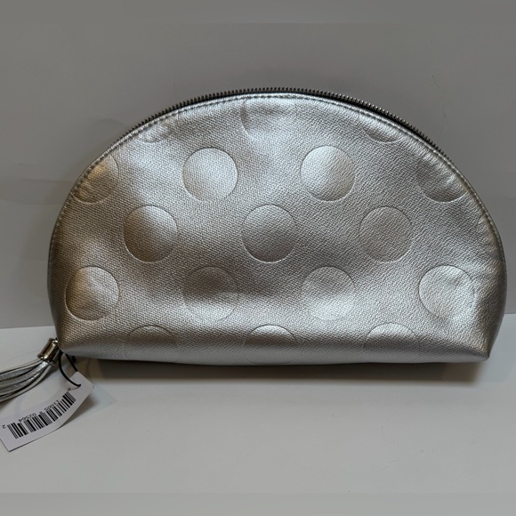 3/$20 Sephora Silver Large Makeup Bag NWT - Picture 4 of 10
